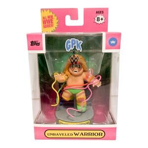 WWE x GPK Unraveled Warrior Garbage Pail Kids 5" Inch Figure Topps Ultimate